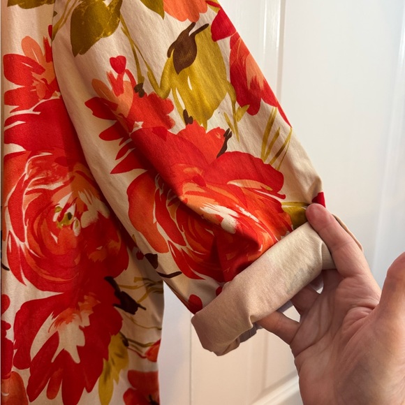 Christopher & Banks Floral Blazer - Red and Cream - Picture 7 of 10